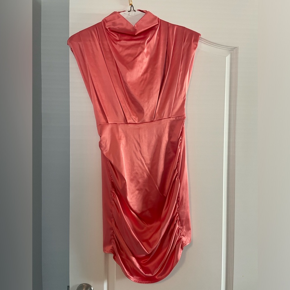 Mock Neck Cocktail Dress